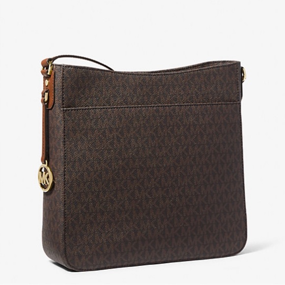 MICHAEL KORS JET SET LARGE LOGO MESSENGER BAG - Picture 3 of 9